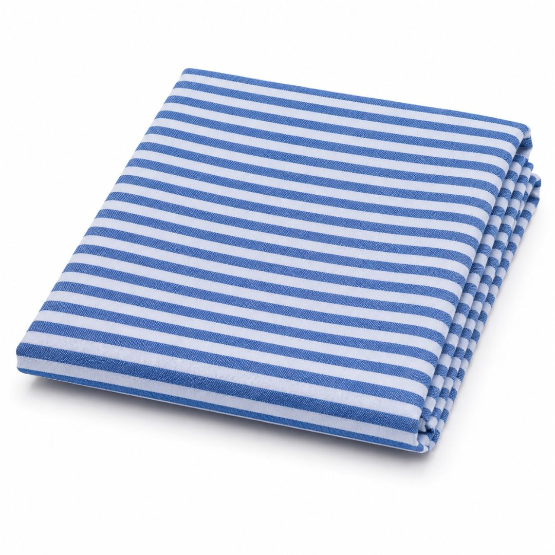 Blue Stripe Linen Premium Fabric